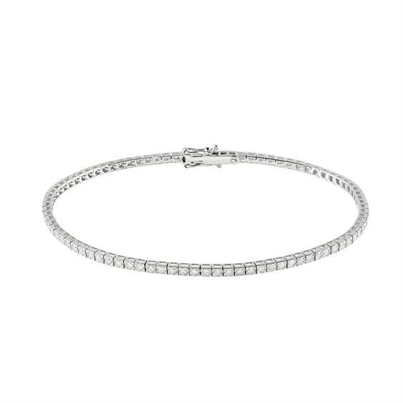 Armband Salvini Tennis in Weißgold Diamante 0.75 Ct 20081873 - 20081873